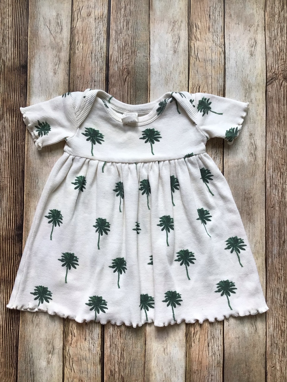 Kate Quinn Palm Tree Lap Neck Dress